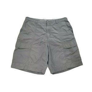 Tommy Bahama Lightweight Cargo Men's 36 Shorts Cotton Nylon Blend Olive